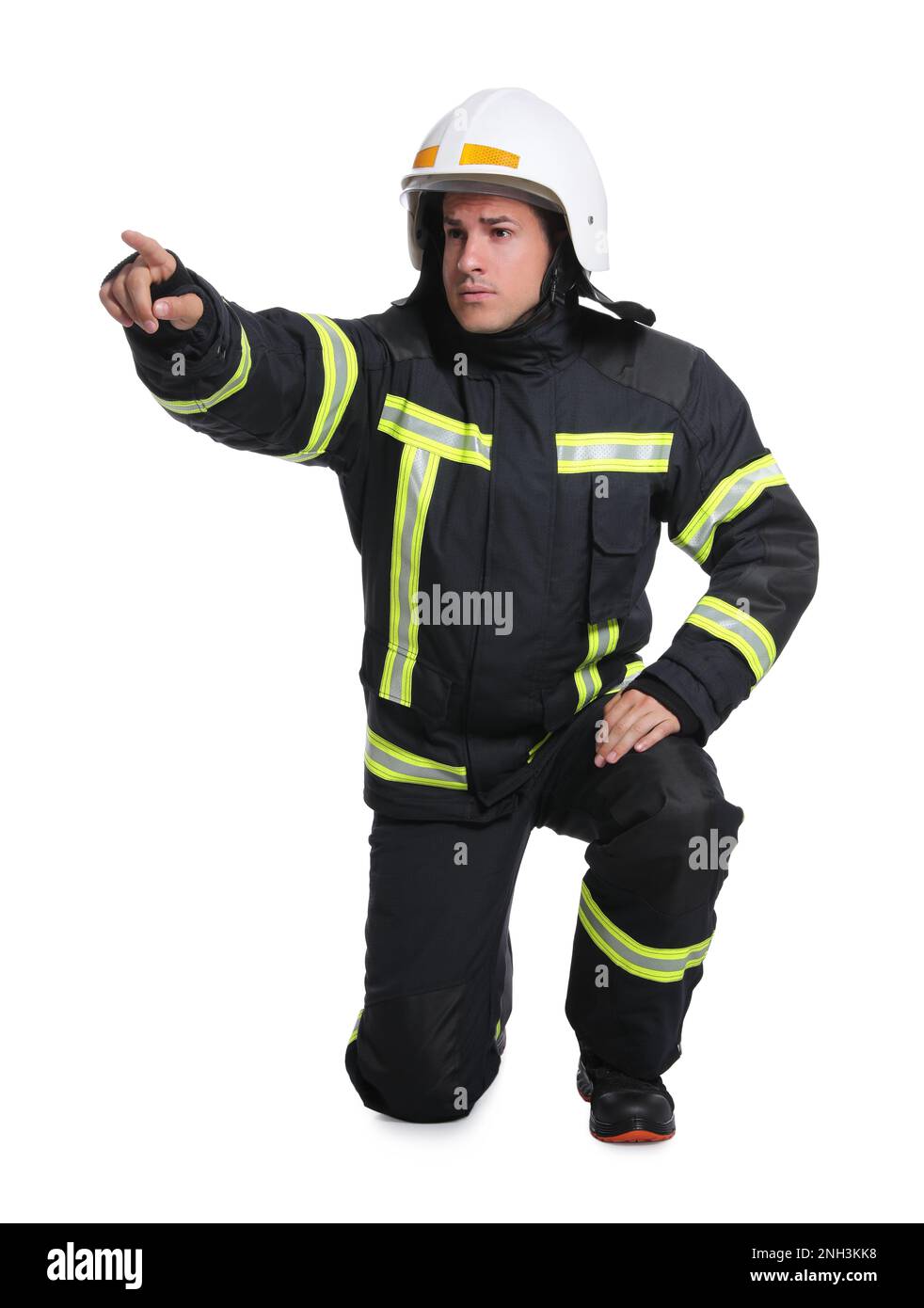 Schwarz Feuerwehrmann Feuerfeste Schutz Haube Helm Feuer