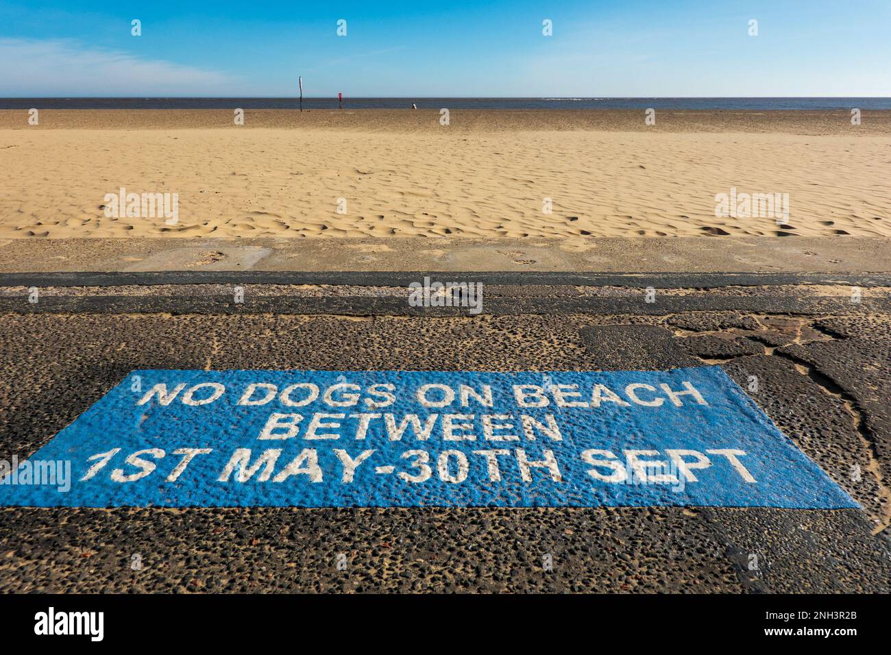 Die Esplanade, Lowestoft, Stockfoto