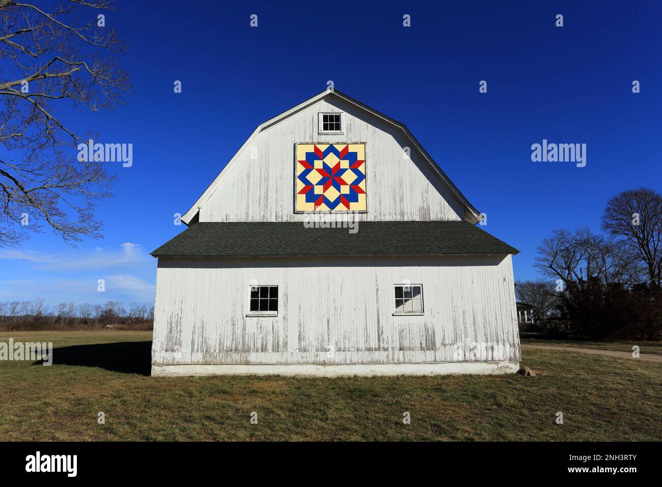 Scheune, nördliche Gabelung des östlichen Long Island New York Stockfoto