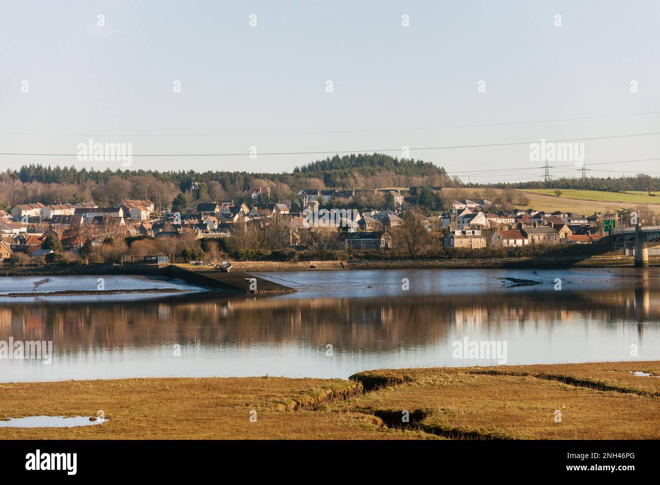 Kincardine oder Kincardine-on-Forth ist eine kleine Stadt an der Nordküste des Firth of Forth in Fife, Schottland Stockfoto