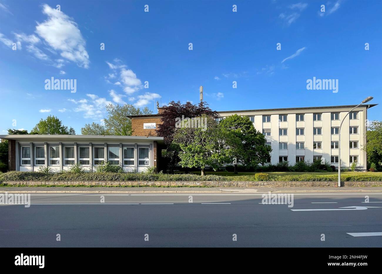 Rathaus, Gebäude Der Stadtverwaltung, Lengerich, Nordrhein-Westfalen, Deutschland Stockfoto