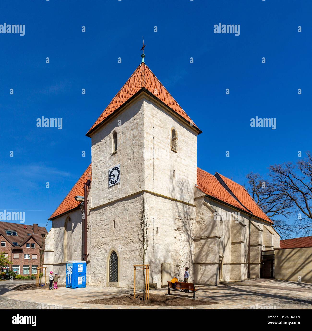 Die ehemalige katholische Pfarrkirche St. Simon und Judas, heute heiliges Museum, Reken, Mürstenland, Nordrhein-Westfalen, Deutschland Stockfoto