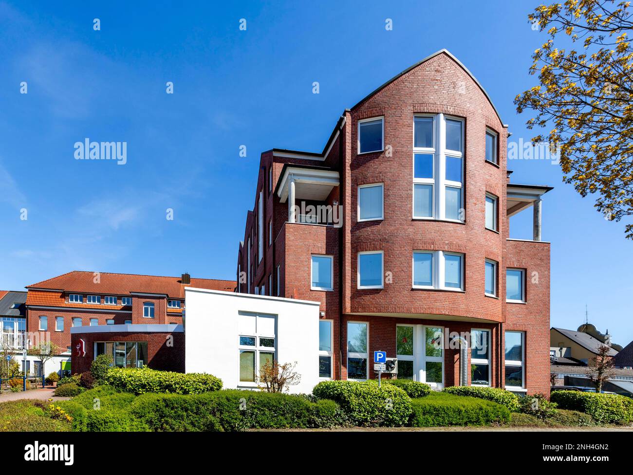 Ehemaliger St. Ignatius Hospital, jetzt ein medizinisches Zentrum und Rehabilitationszentrum, Velen, Mülsterland, Nordrhein-Westfalen, Deutschland Stockfoto