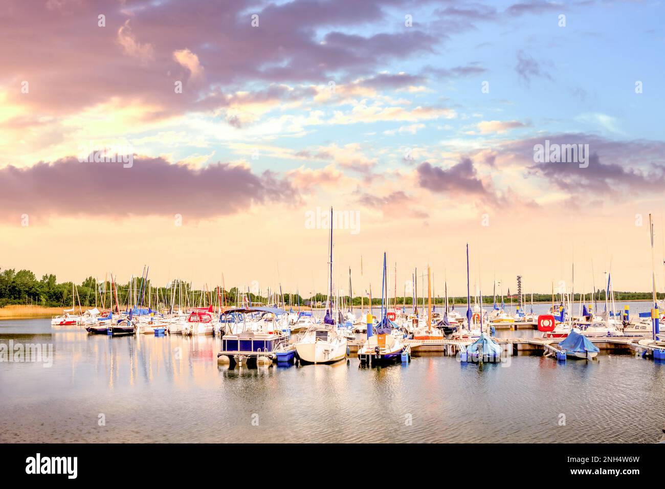 See in Bitterfeld, Deutschland Stockfoto