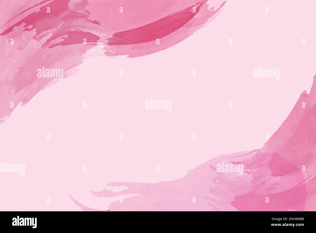 Pinker abstrakter Aquarellhintergrund mit Platz für Ihren Text. Vektorabbildung. Stock Vektor