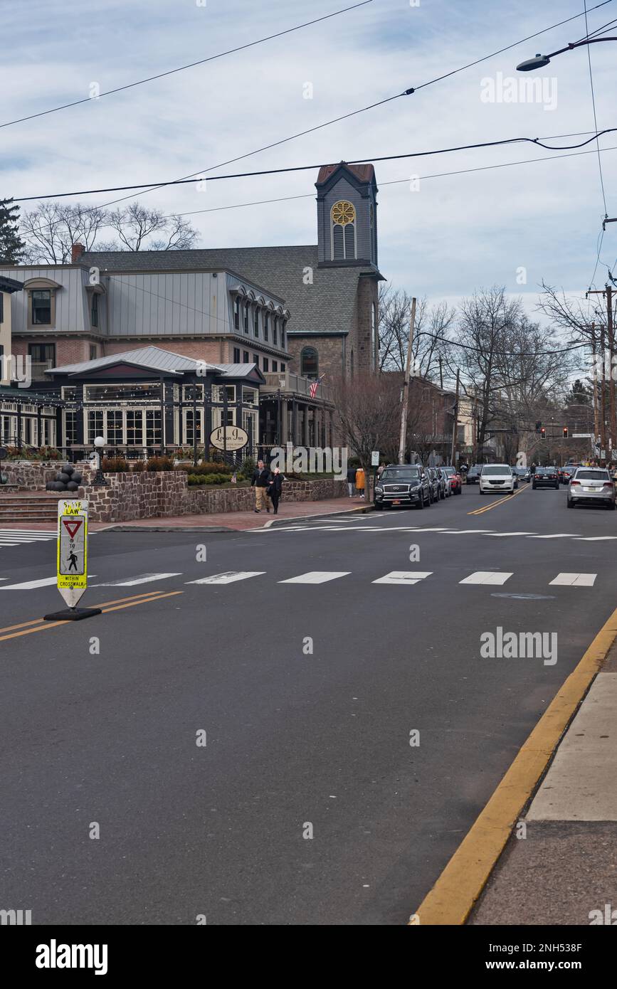 New Hope-America's Favorite Towns by Travel + Leisure. Pennsylvania, USA Stockfoto