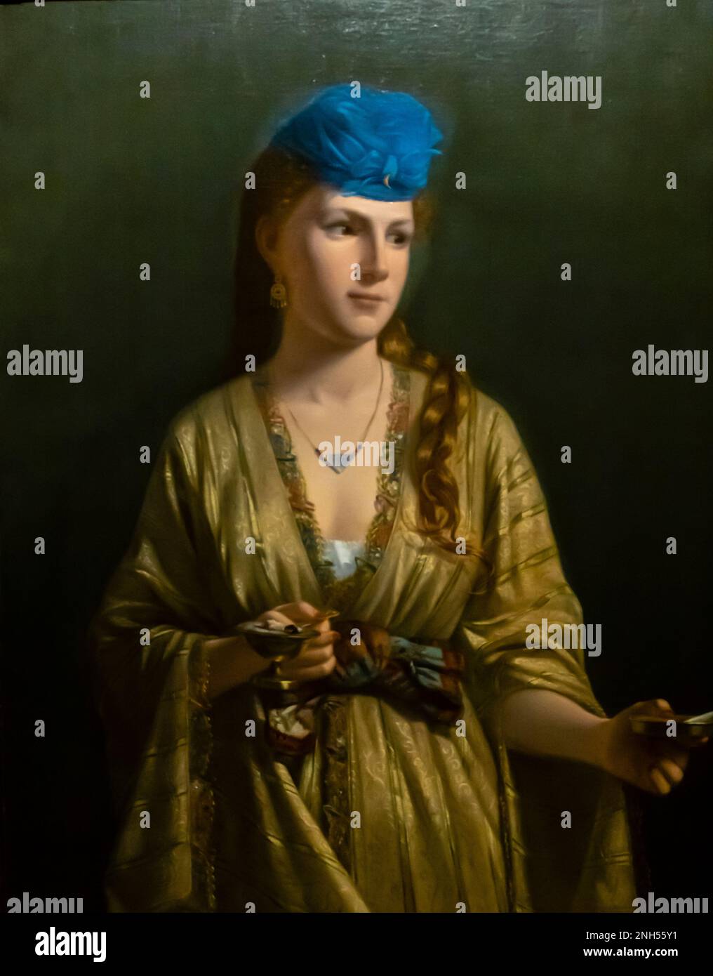 Pierre-Désiré Guillemet. Eine Palastfrau. 1874 Stockfoto
