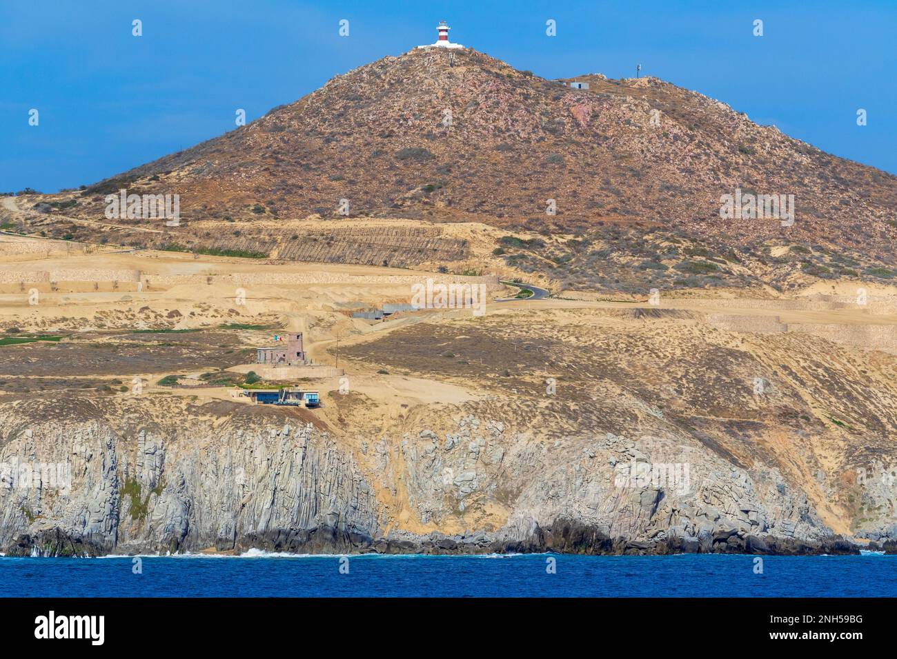 Alte Und Neue Leuchttürme, Cabo San Lucas, Baja California Sur, Mexiko Stockfoto