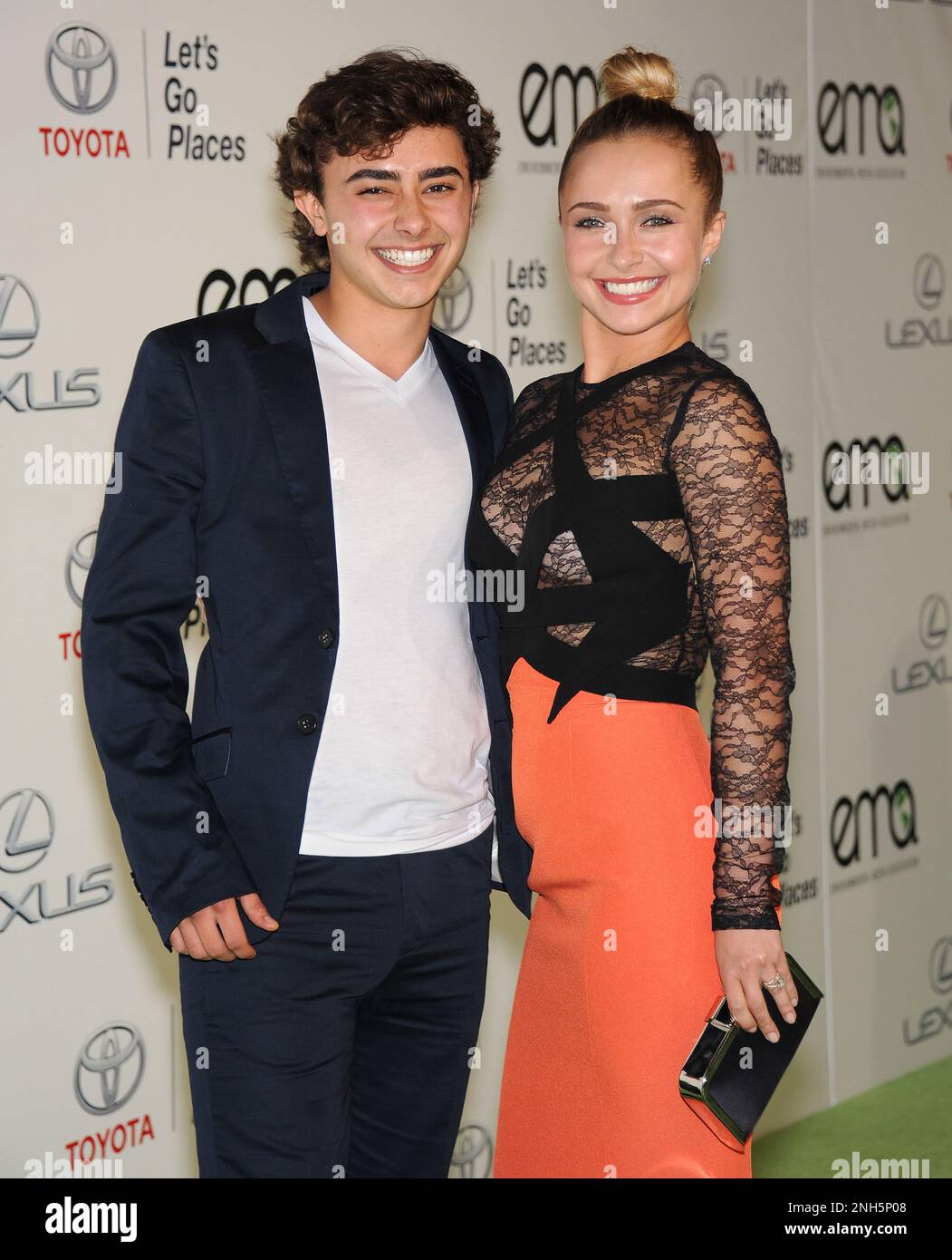 Jansen Panettiere, Schauspieler und Bruder von Hayden Panettiere, starb plötzlich nach einem Kampf mit schrecklicher Angst und Depression im Alter von 28 Jahren am 19. Februar 2023 in New York 19. Oktober 2013 Burbank, Ca. Hayden Panettiere & Jansen Panettiere Environmental Media Awards 2013 bei Warner Brothers Studio Lot © Chase Rollins / AFF-USA.COM Stockfoto