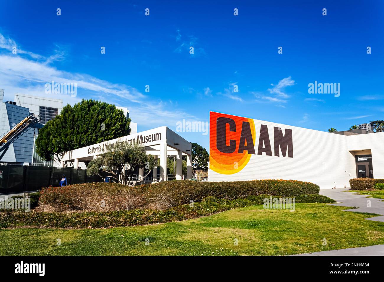 Das California African American Museum Stockfoto