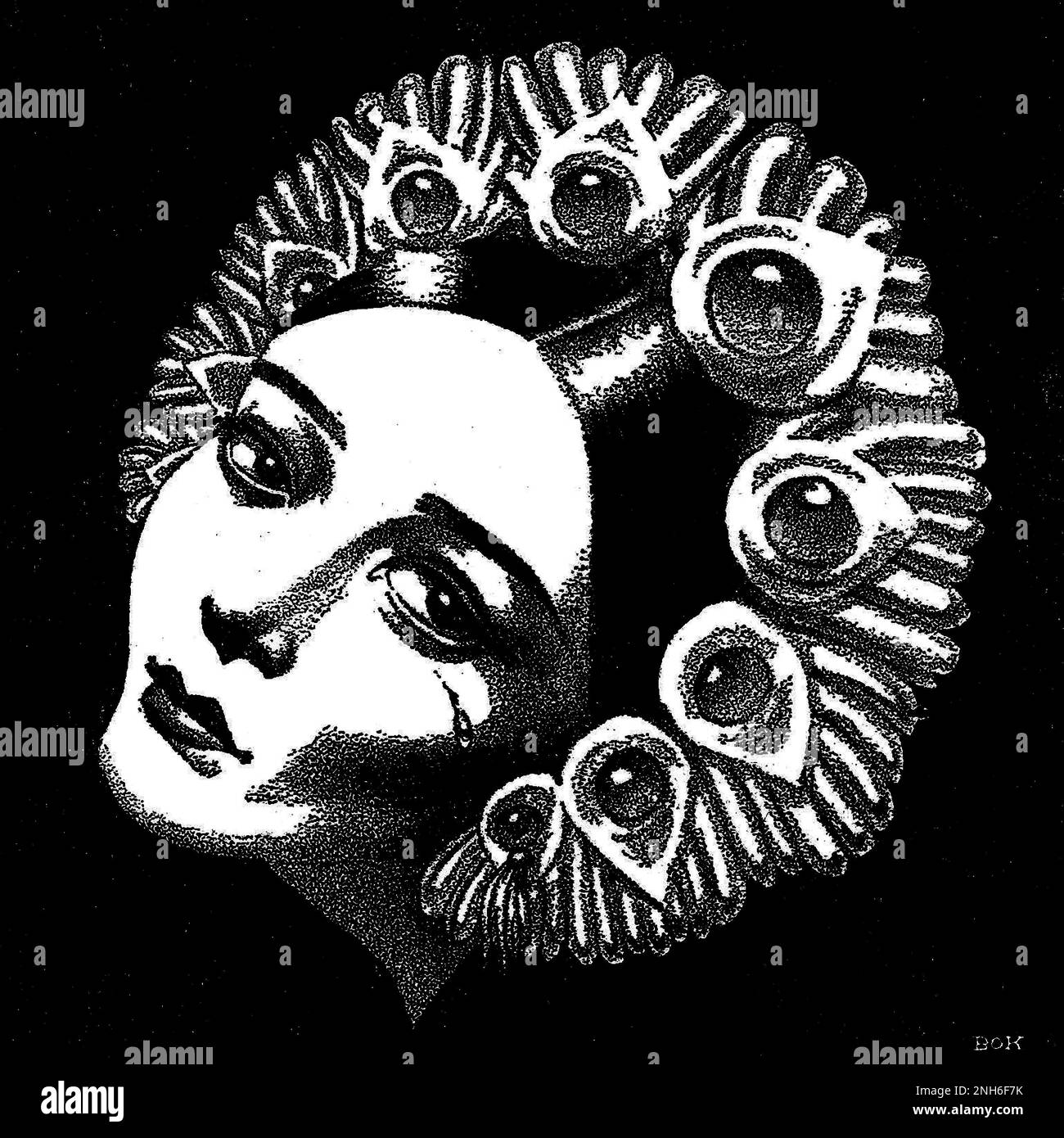 Hannes Bok - Von What Mystic Mooring - Seltsame Geschichten - 1941 Stockfoto