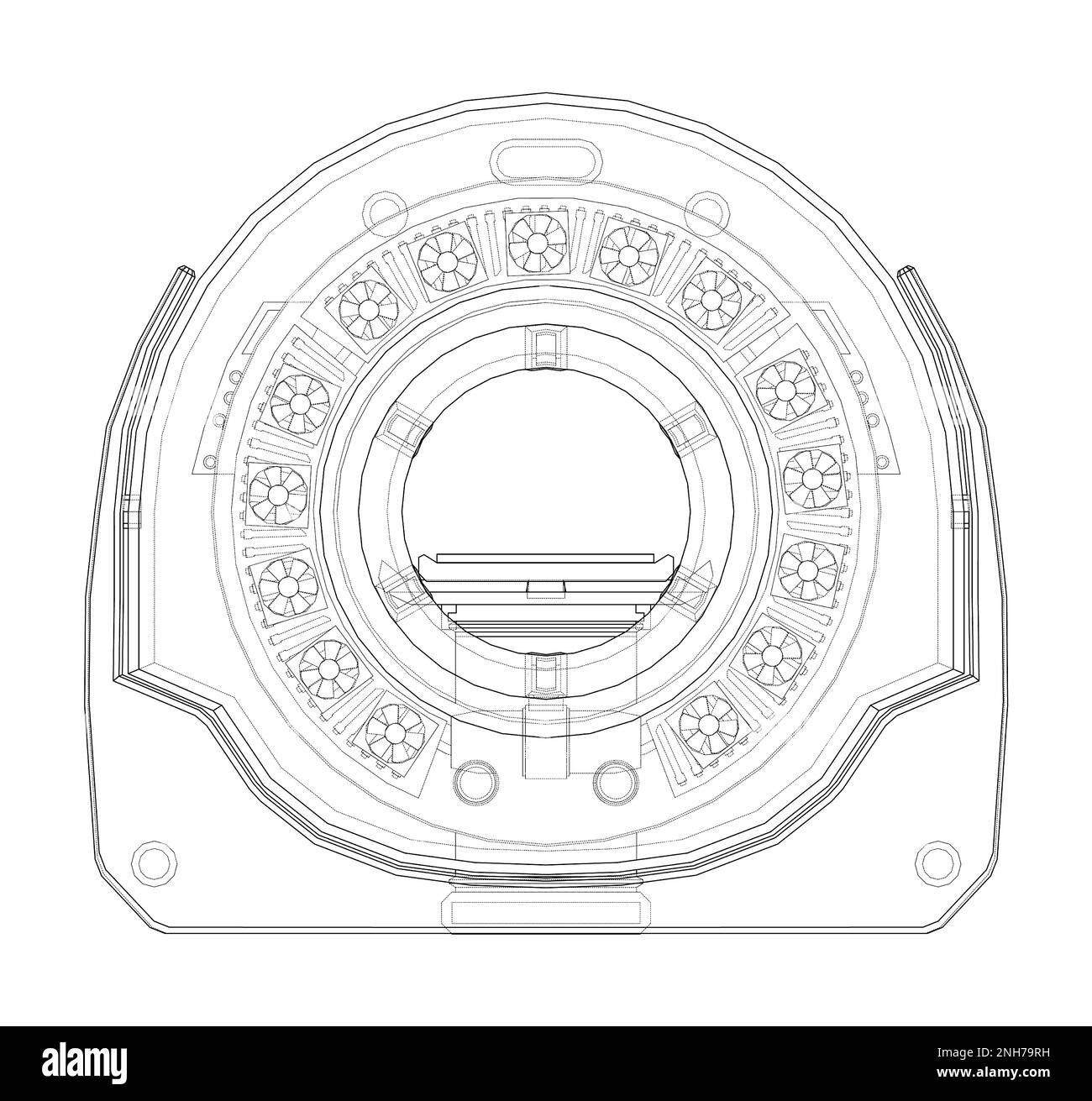 CT-Scanner, MRT-Gerät Stockfoto