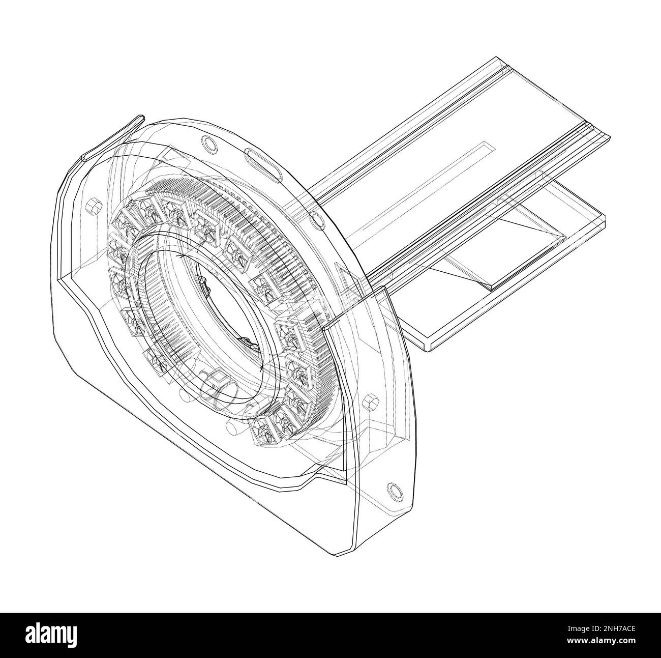 CT-Scanner, MRT-Gerät Stockfoto