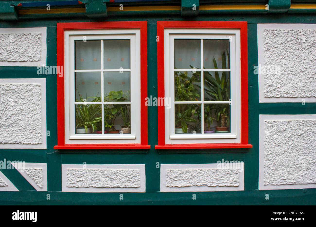 Altes Haus in Bad Sooden-Allendorf im Werra-Tal in Deutschland, Hessen Stockfoto