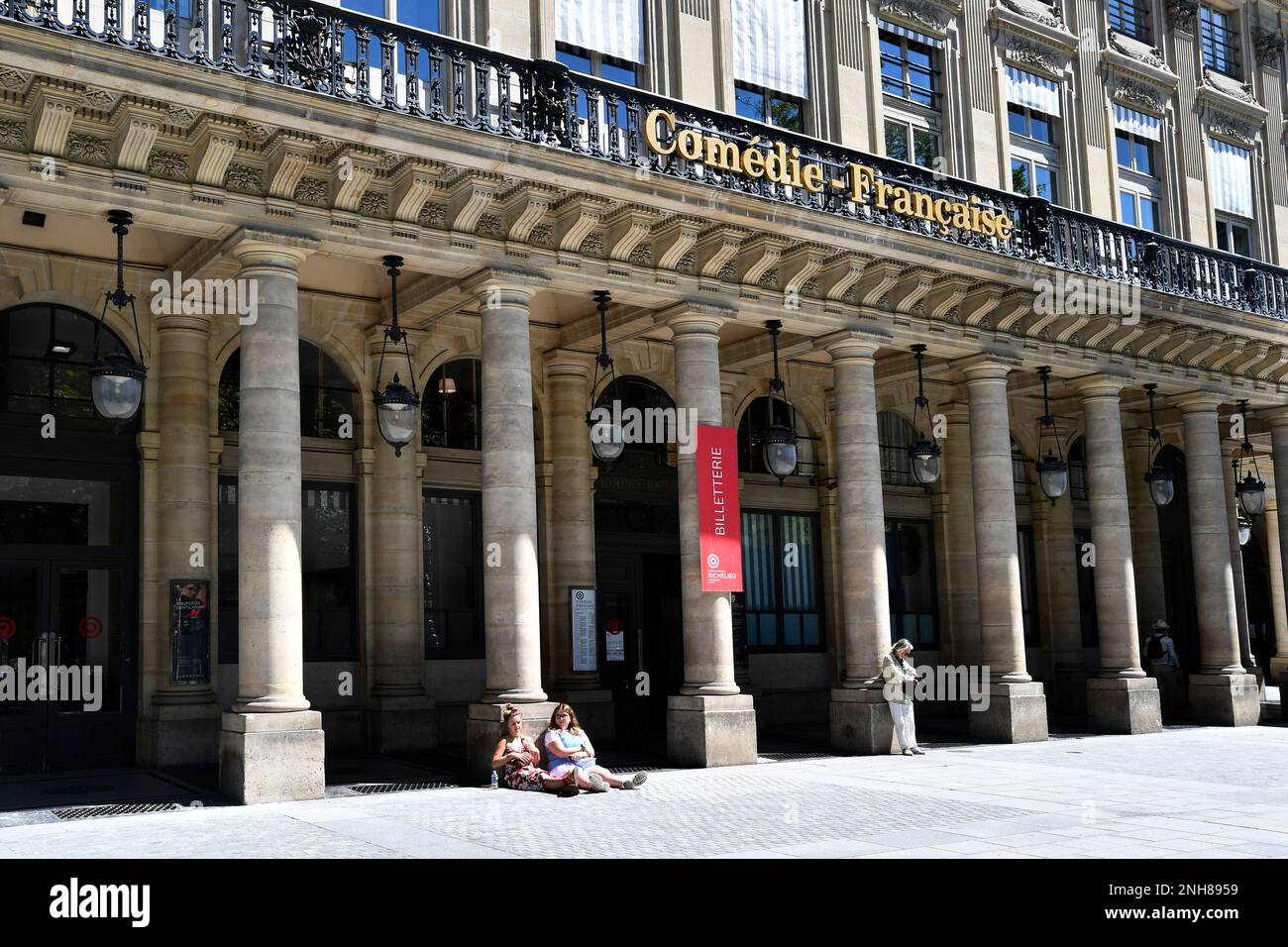 Comédie-Francoise-Nationaltheater - Palais Royal - Paris - Frankreich Stockfoto