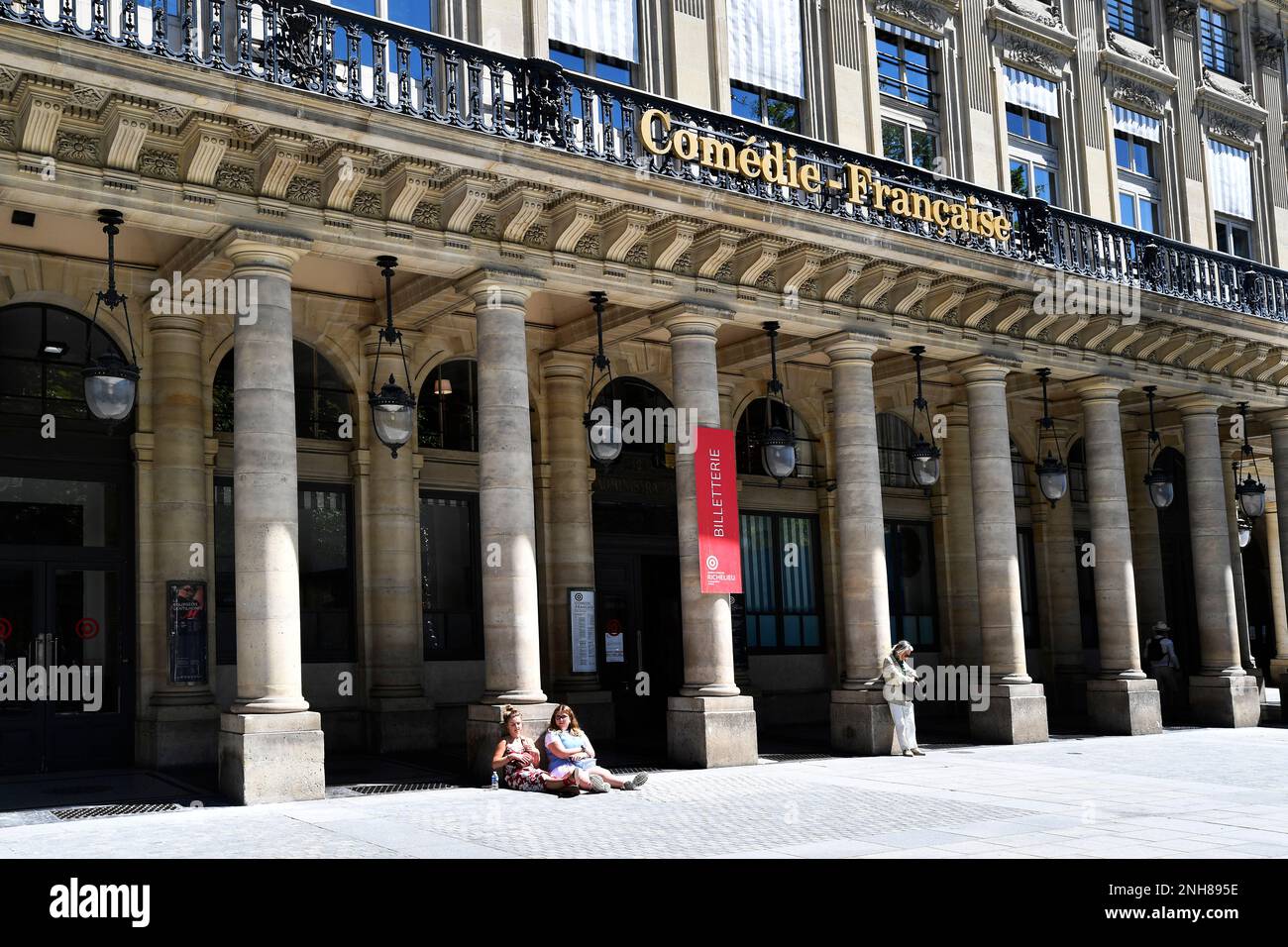 Comédie-Francoise-Nationaltheater - Palais Royal - Paris - Frankreich Stockfoto