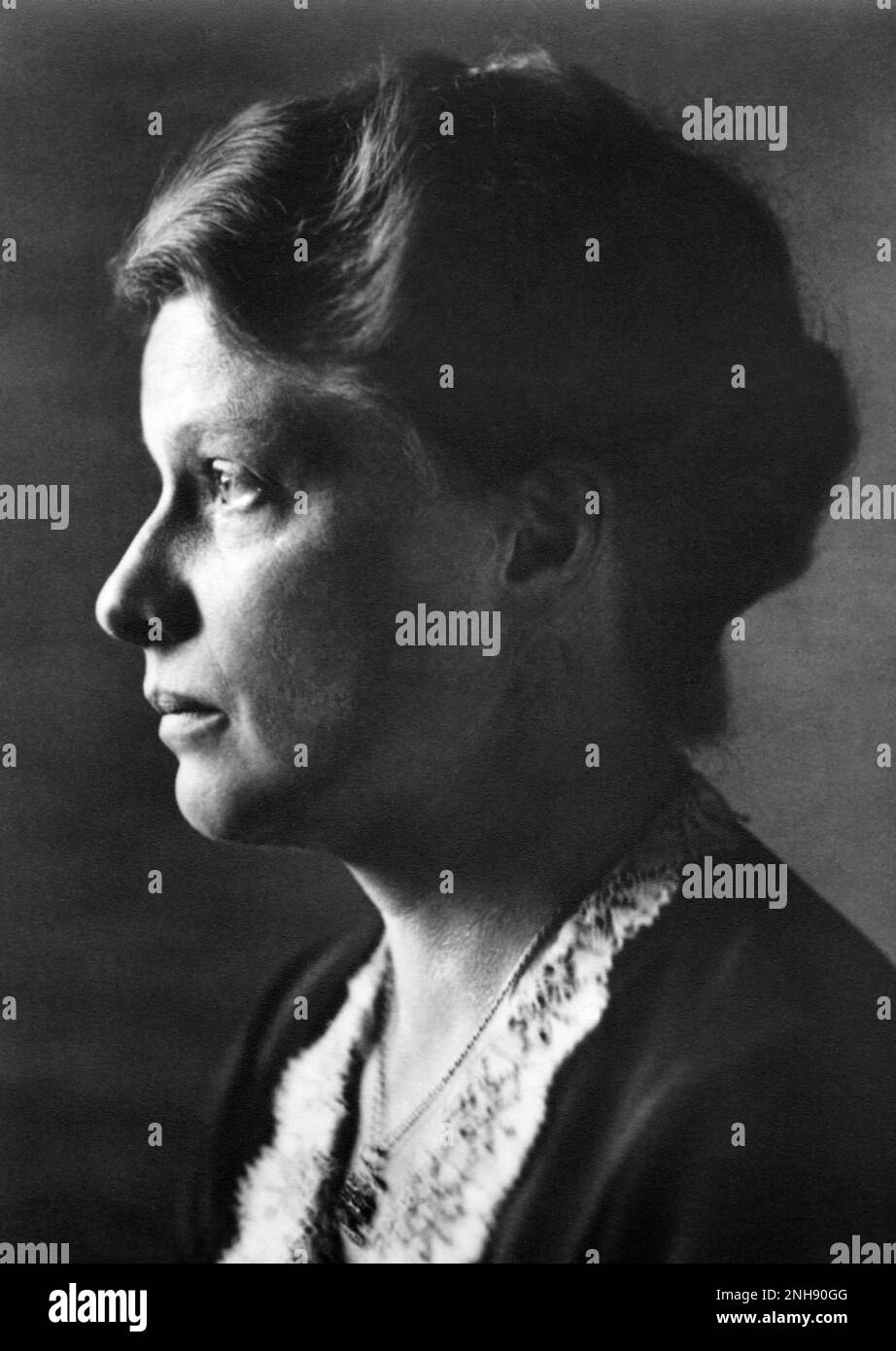 Hertha Sponer (1895-1968), deutsche Physikerin und Chemikerin, die zur modernen Quantenmechanik und Molekularphysik beigetragen hat. Stockfoto