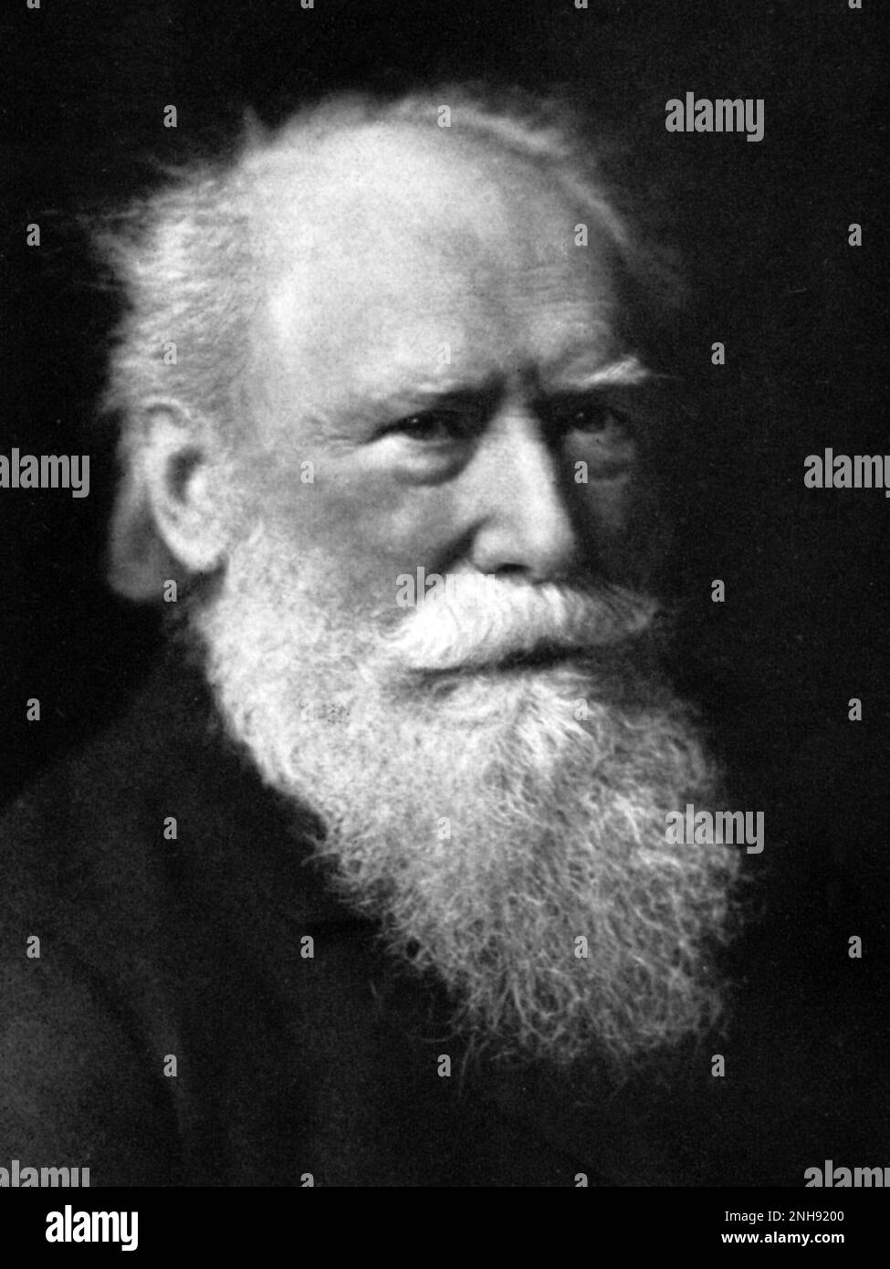 Karl Joseph Eberth (1835-1926) war ein deutscher Pathologe und Bakteriologe, der 1880 erstmals die Bazillen beschrieb, die vermutlich Typhus verursachen. Stockfoto
