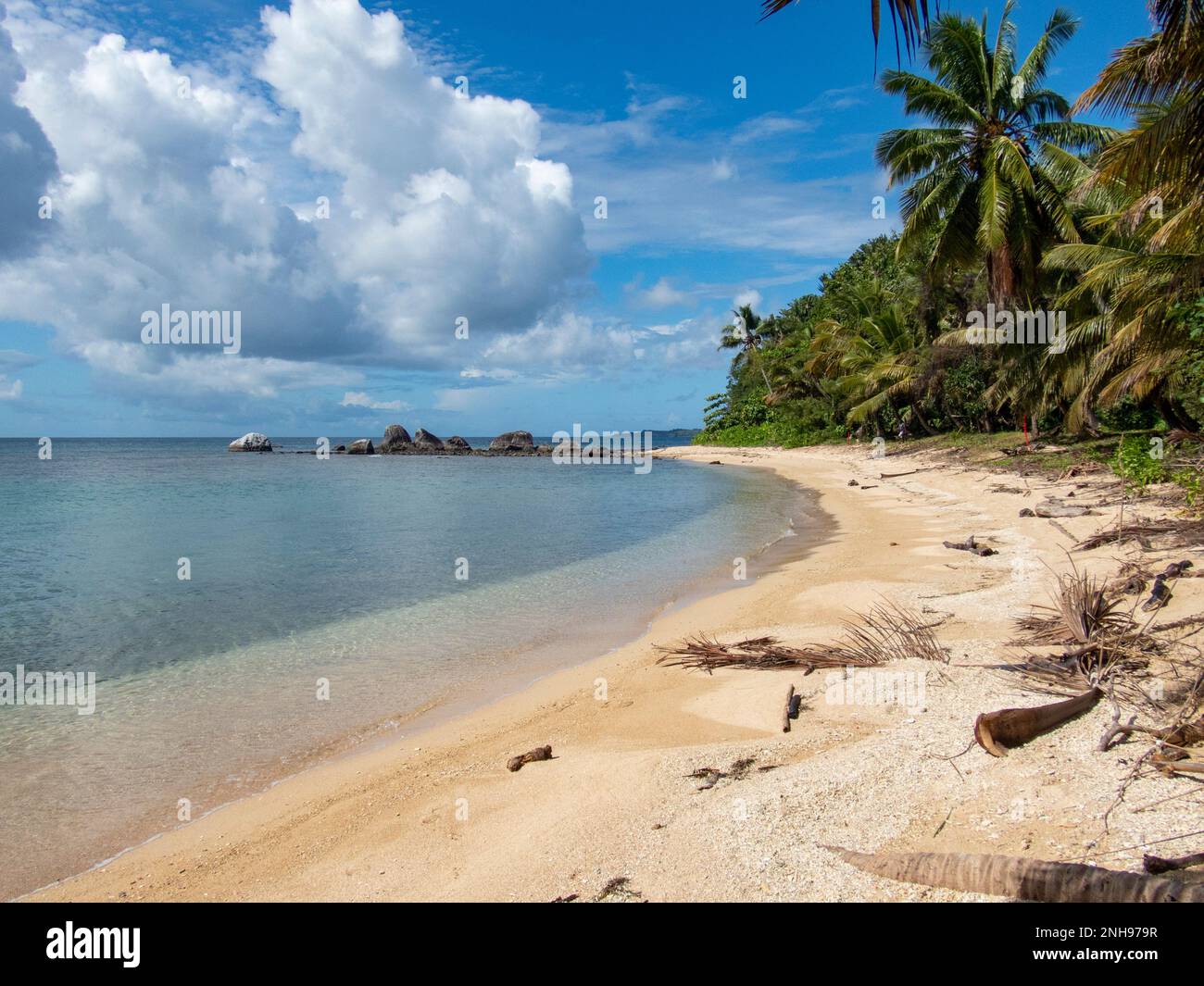 Strand in Natiora, neugierige NATO, Madagaskar Stockfoto