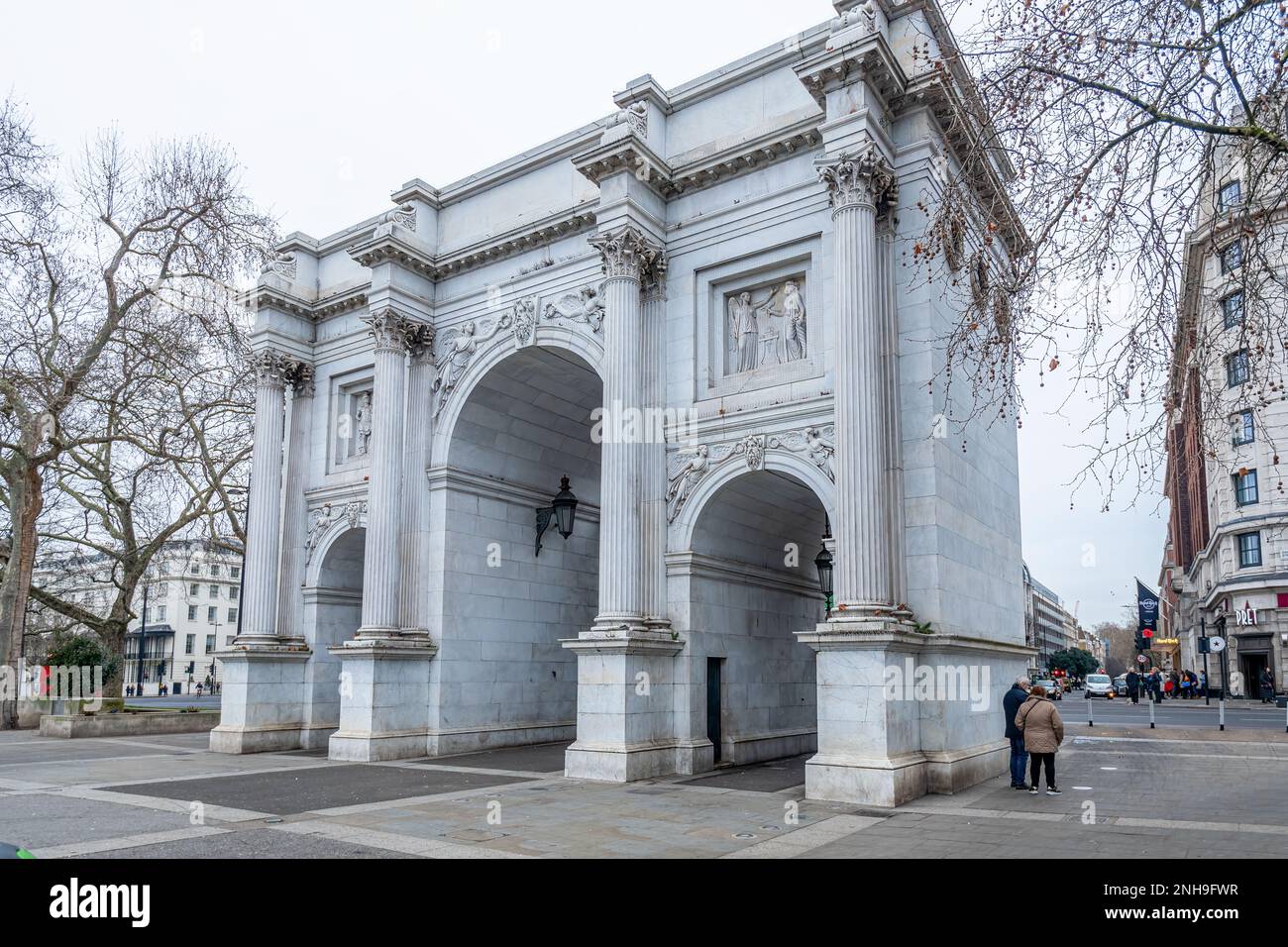 Marble Arch Monument in London, Großbritannien Stockfoto