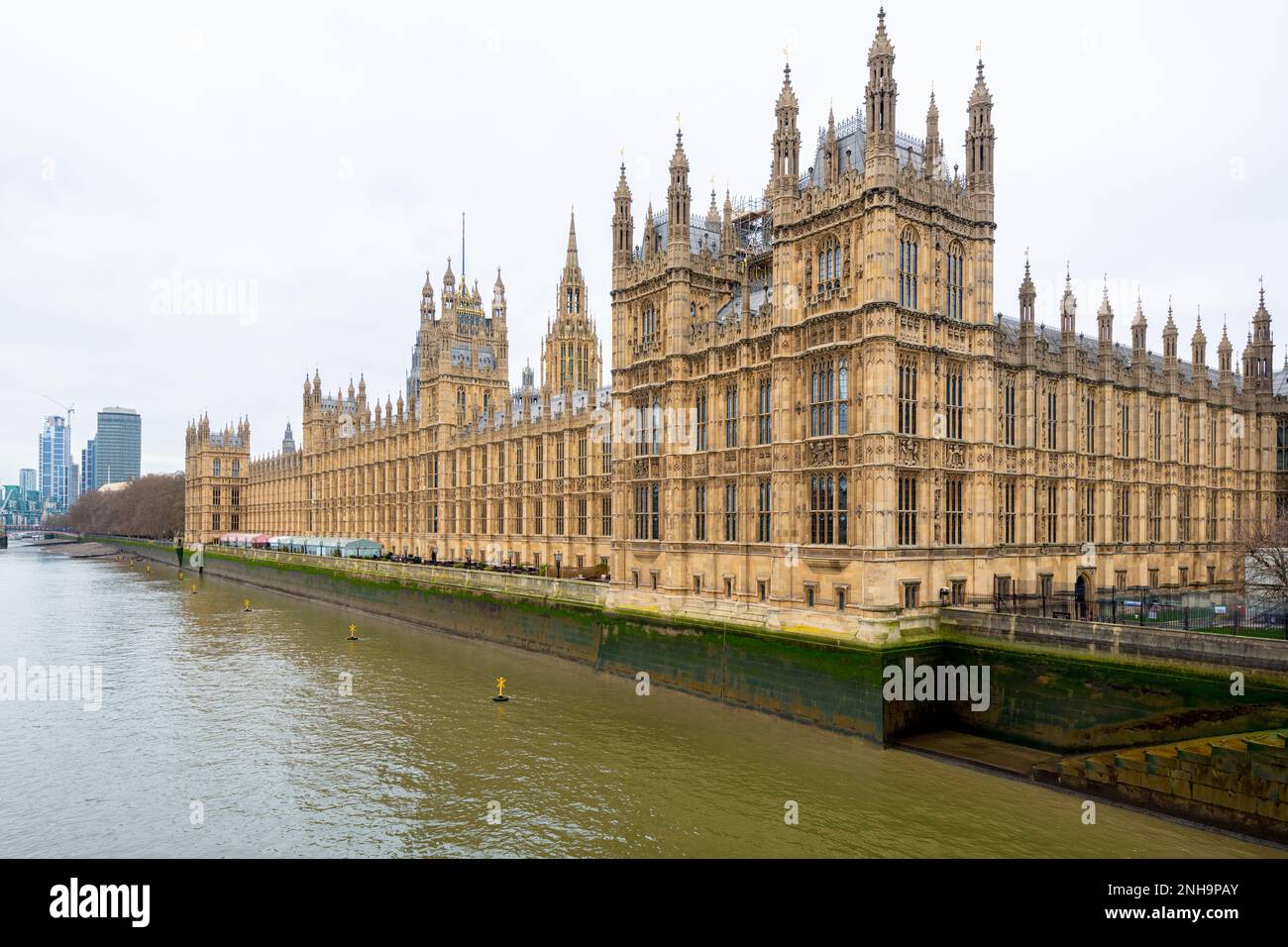 Häuser des britischen Parlaments und Big Ben, London Stockfoto
