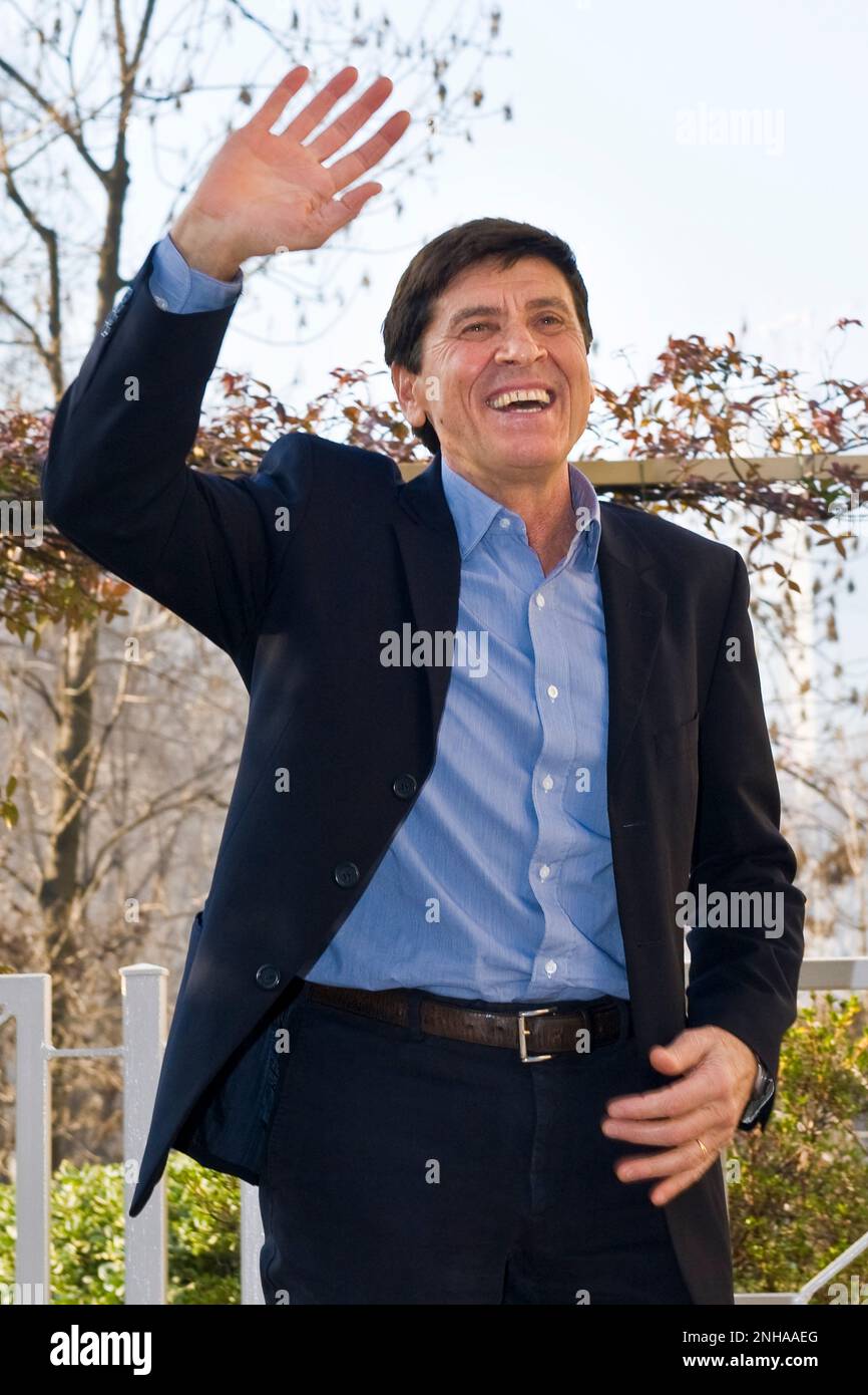 Gianni Morandi, Mailand 2011 Stockfoto