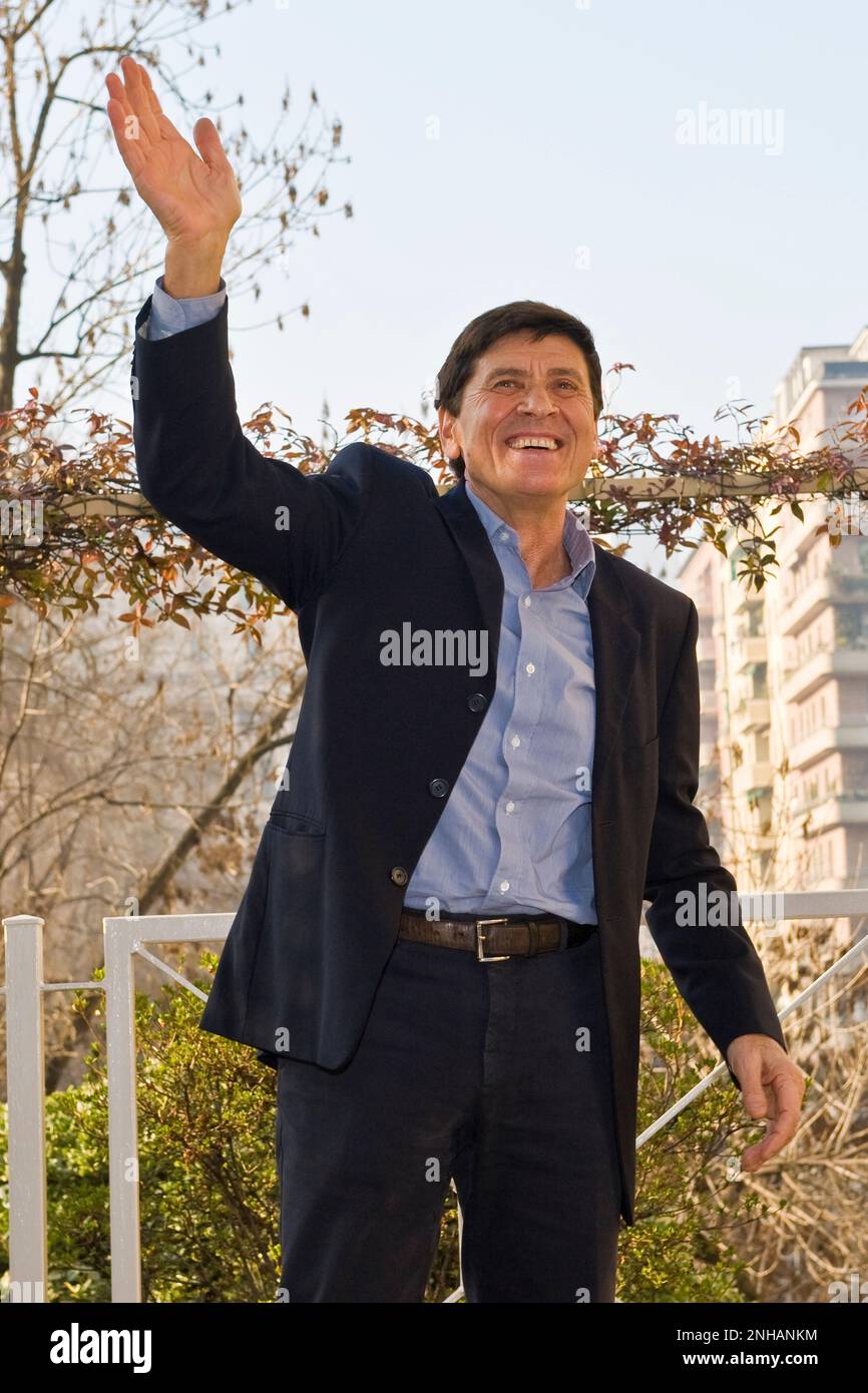 Gianni Morandi, Mailand 2011 Stockfoto