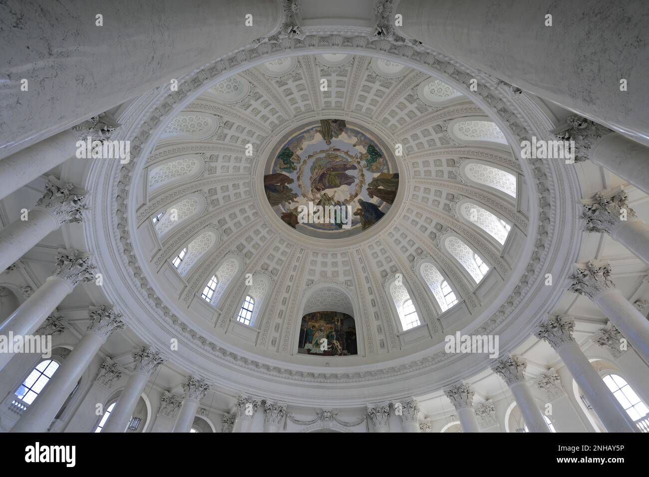 Innenansicht, Kathedrale St. Blaise, St. Blasien, Schwarzwald, Baden-Württemberg, Deutschland, Europa, Stockfoto