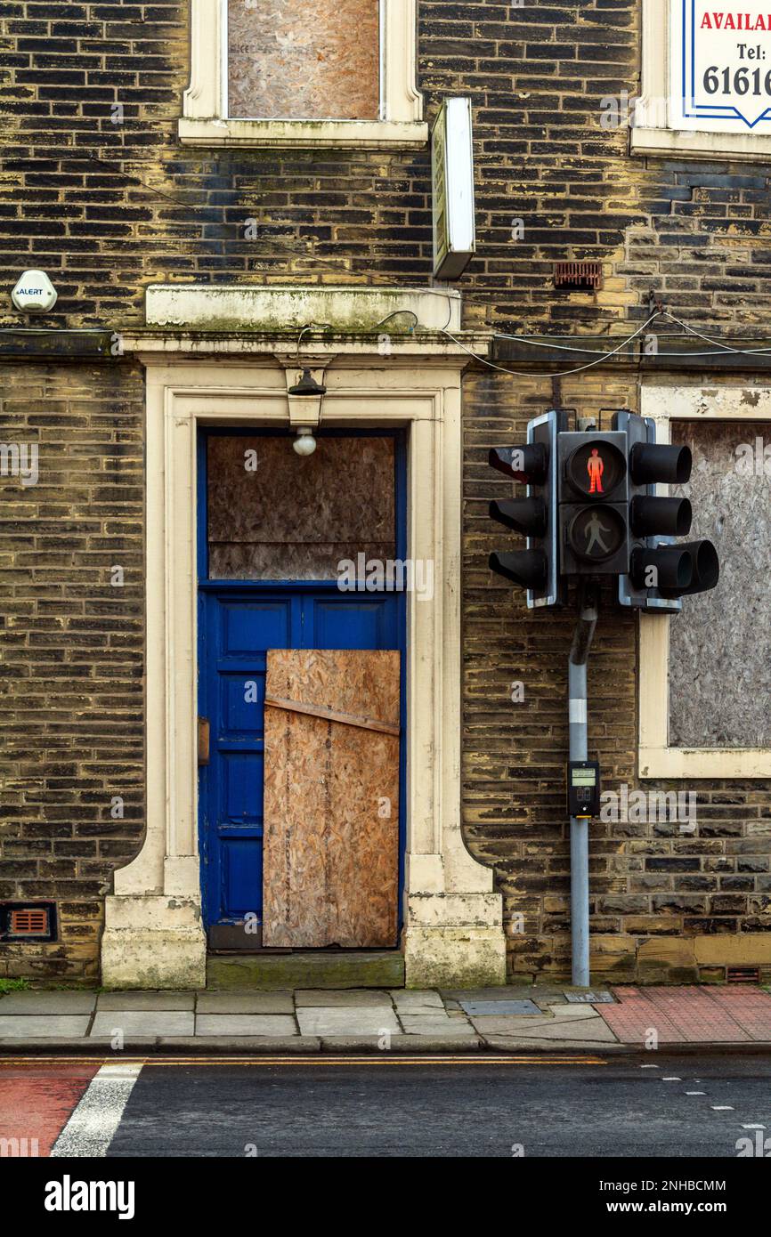 Radsportklub Nelson Star. Manchester Road, Nelson, Lancashire. Stockfoto