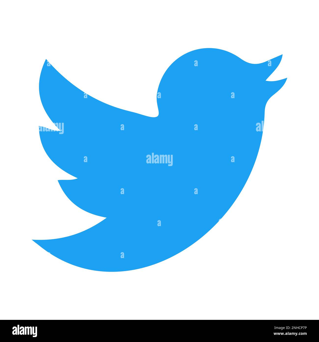 Twitter-Logo. Beliebtes Symbol für soziale Medien. Editorial Vector Stock Vektor