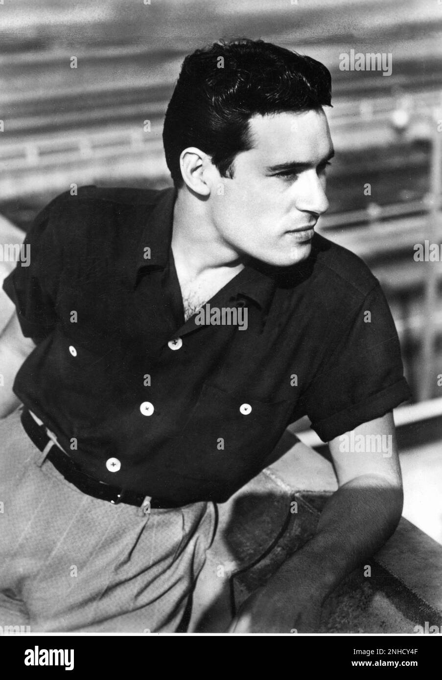 1953 Ca, USA : der amerikanische Filmschauspieler TOM MORTON ( TOMMY , geboren 1926 in Jamaika, Queens, New York City ) KINO - Rituto - Porträt - Profil - profilo --- Archivio GBB Stockfoto