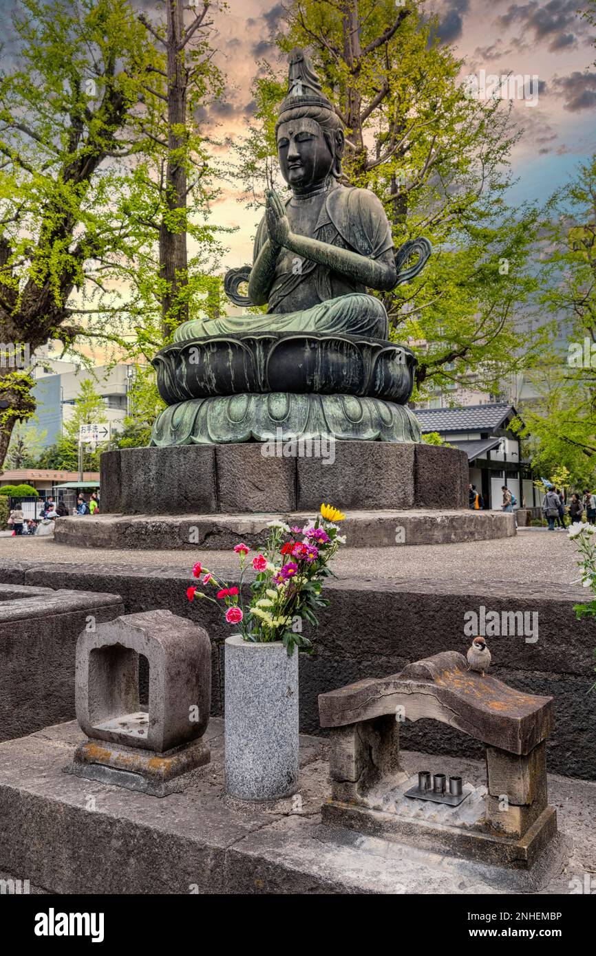 Tokio Japan. Senso Ji Tempel in Asakusa Stockfoto