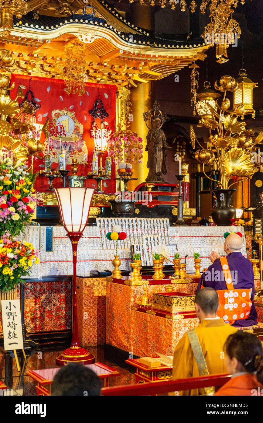 Tokio Japan. Senso Ji Tempel in Asakusa Stockfoto