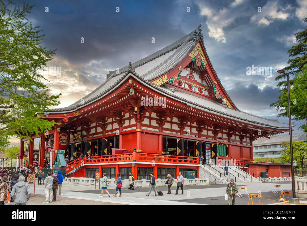 Tokio Japan. Senso Ji Tempel in Asakusa Stockfoto