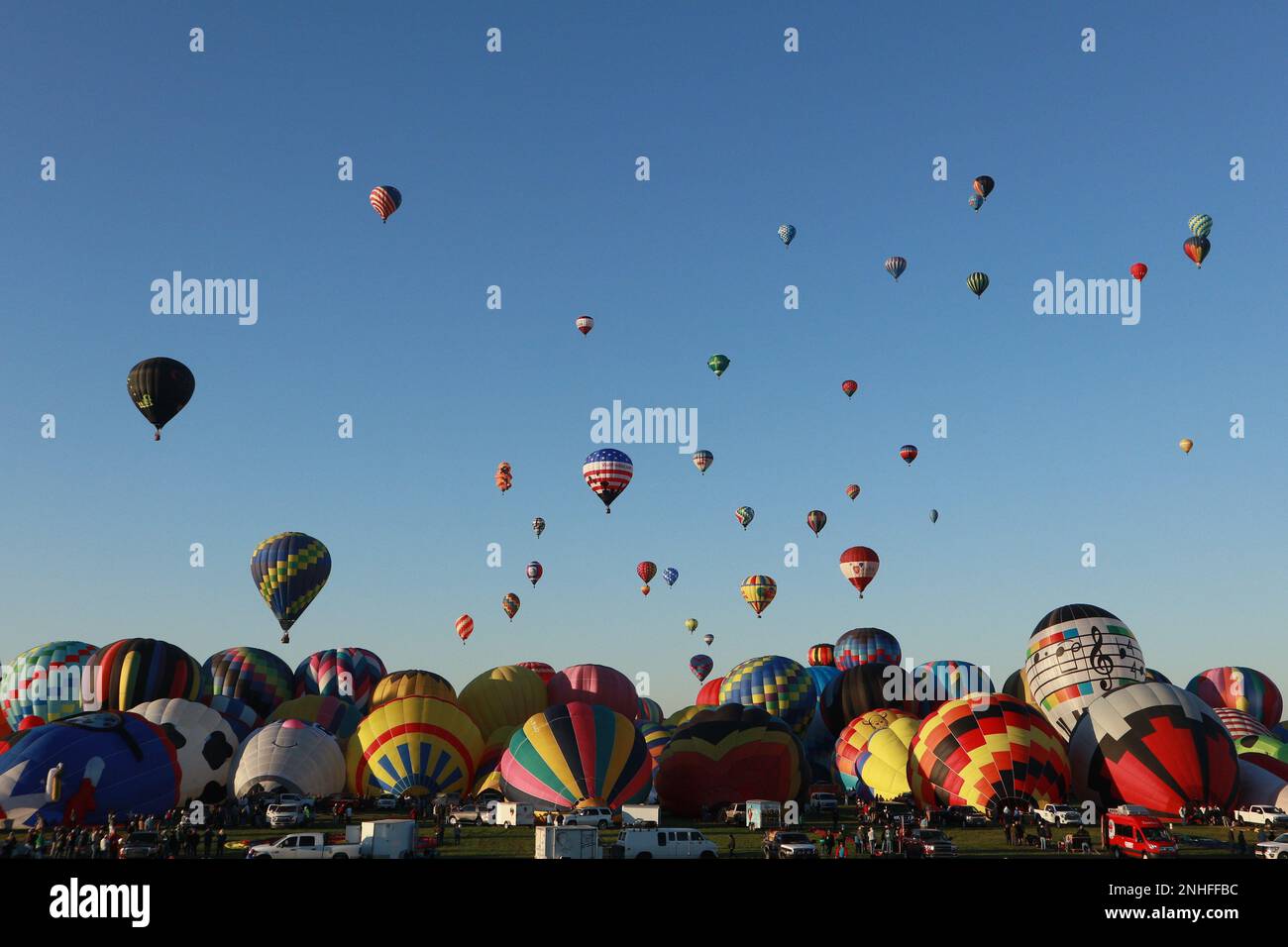 Albuquerque International Balloon Fiesta Stockfoto