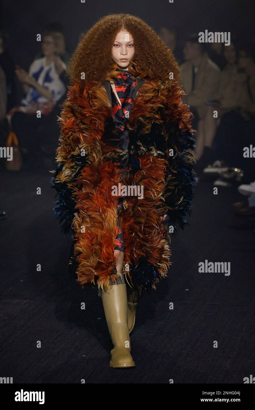 BURBERRY Herbst-Winter 2023 Runway während der London Fashion Week am 2023. Februar in London; UK 20/02/2023 Stockfoto