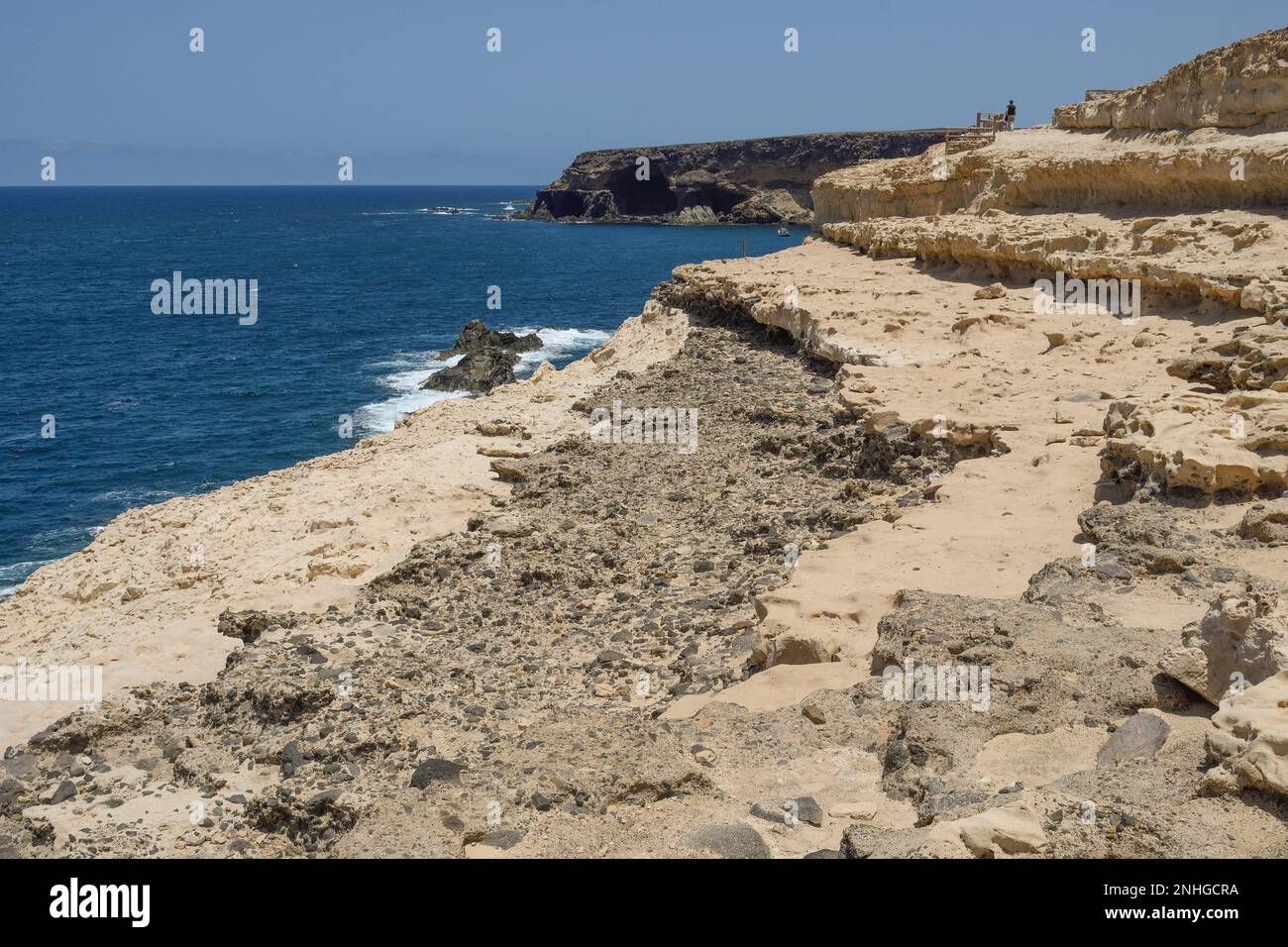 Ajuy-Höhlen in Fuerteventura Stockfoto