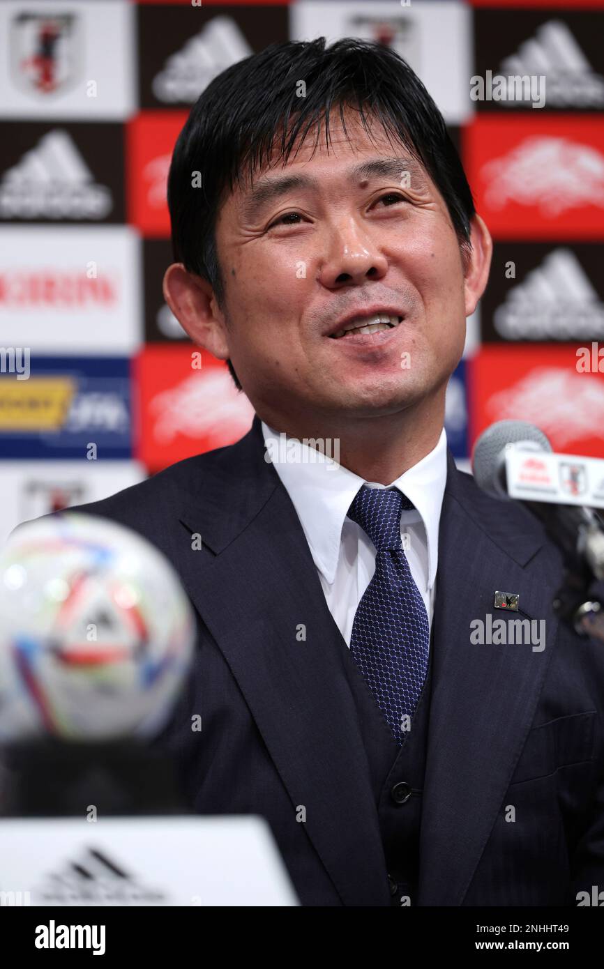 Hajime Moriyasu, former head coach of the Japanese National football(00)