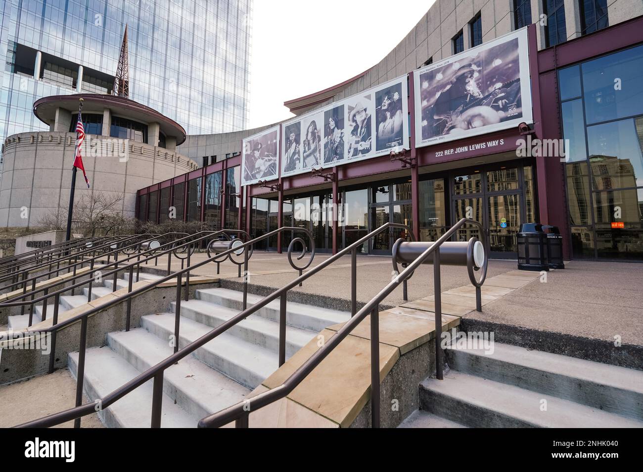 Die Country Music Hall of Fame and Museum in Nashville, Tennessee, ist eines der weltweit größten Museen und Forschungszentren, die dem Schutzgebiet gewidmet sind Stockfoto