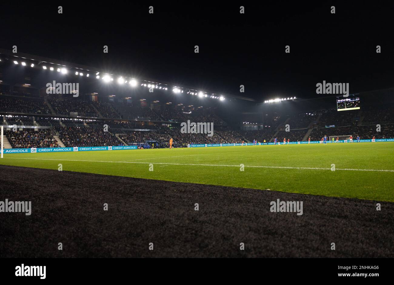 Angers, Frankreich. 21. Februar 2023. Angers, Frankreich, Februar 21. 2023: The International Friendly Game between France and Norway im Raymond Kopa Stadium in Angers, Frankreich (Ane Frosaker/SPP) Kredit: SPP Sport Press Photo. Alamy Live News Stockfoto