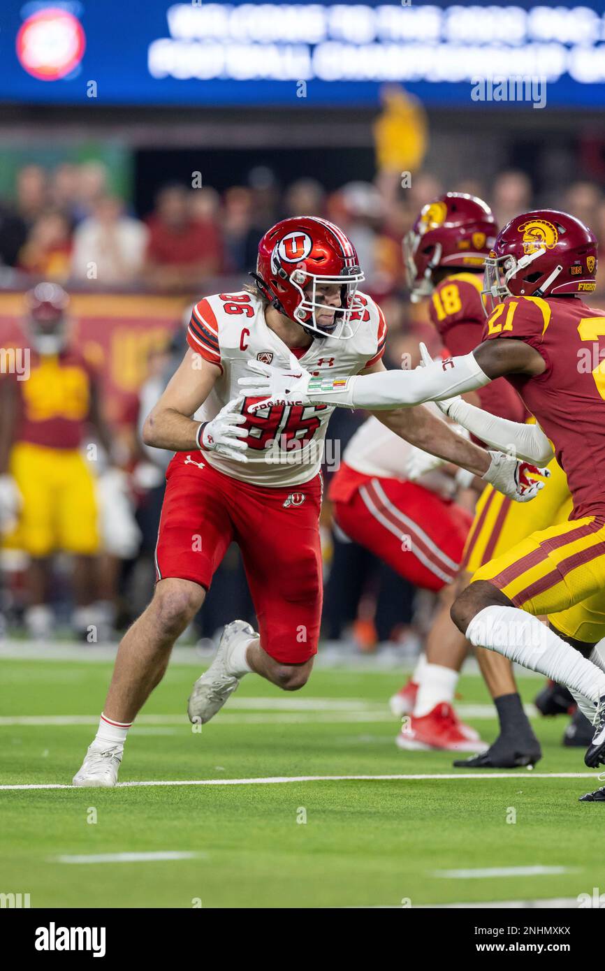 Utah tight end Dalton Kincaid (86) against USC in the Pac 12