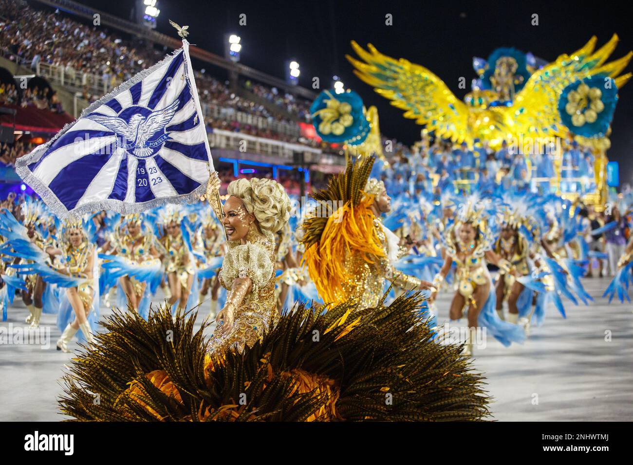 Rio De Janeiro, Brasilien. 20. Februar 2023. Feierliche nehmen am 20