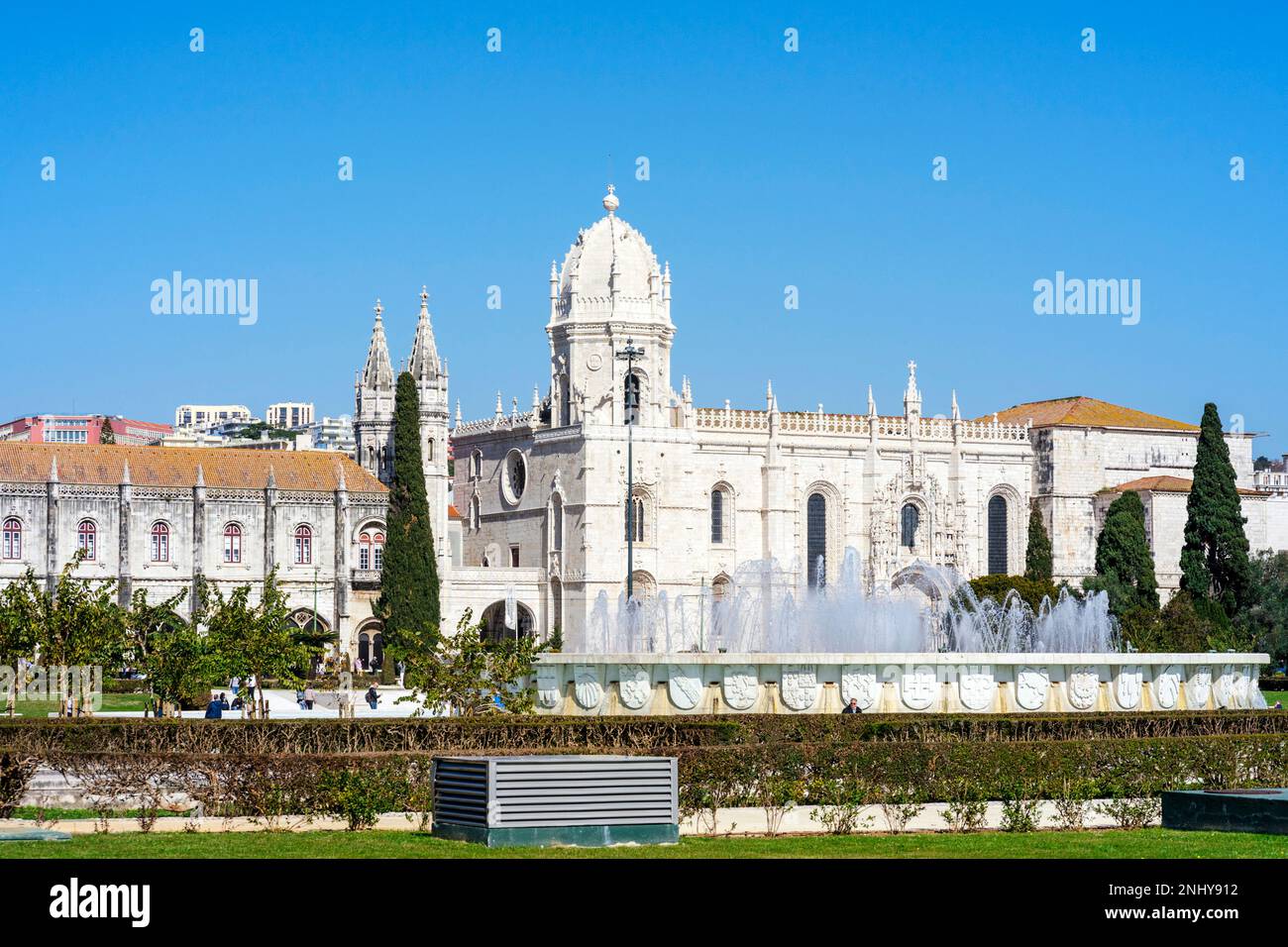 Kloster Jerónimos in Lissabon/Portugal Stockfoto