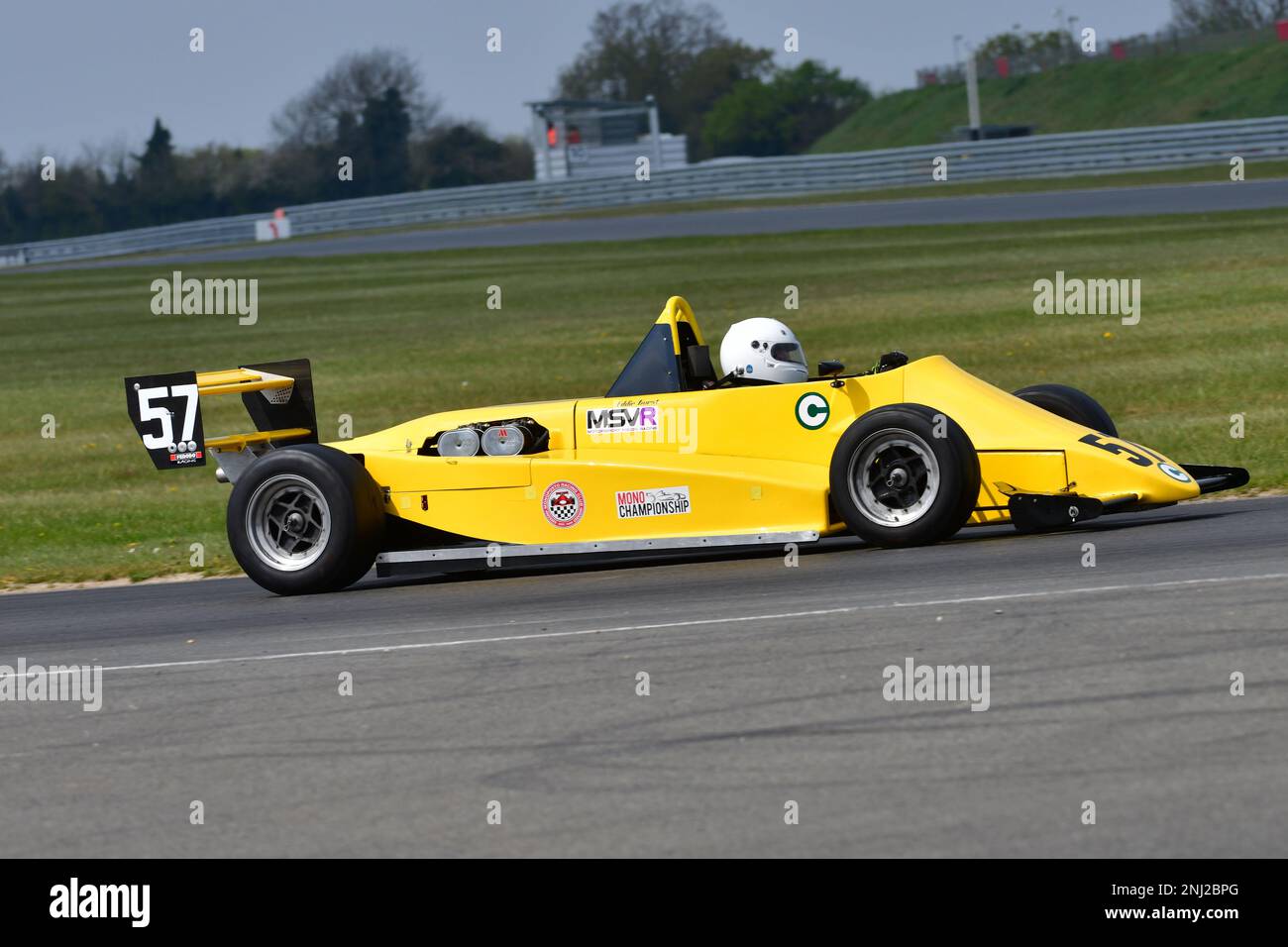 Edward Guest, Anson SA4, Monoposto Championship Group 2, Monoposto Racing Club, fünfzehn Minuten Rennzeit nach einer fünfzehn-minütigen Qualifikationssitzung, F. Stockfoto