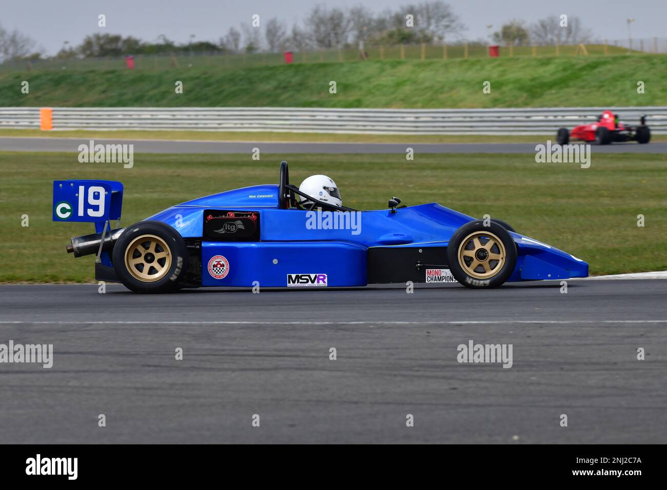 Nick Catanzaro, Formula Vauxhall Lotus, Monoposto Championship Group 2, Monoposto Racing Club, fünfzehn Minuten Rennen nach fünfzehn Minuten qualif Stockfoto