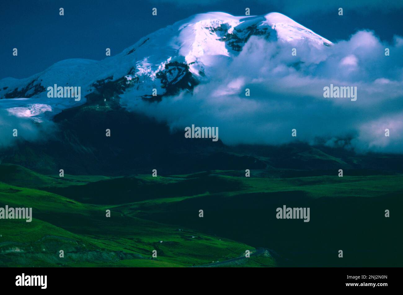 Chimborazo Vulkan, Ecuador, Südamerika Stockfoto