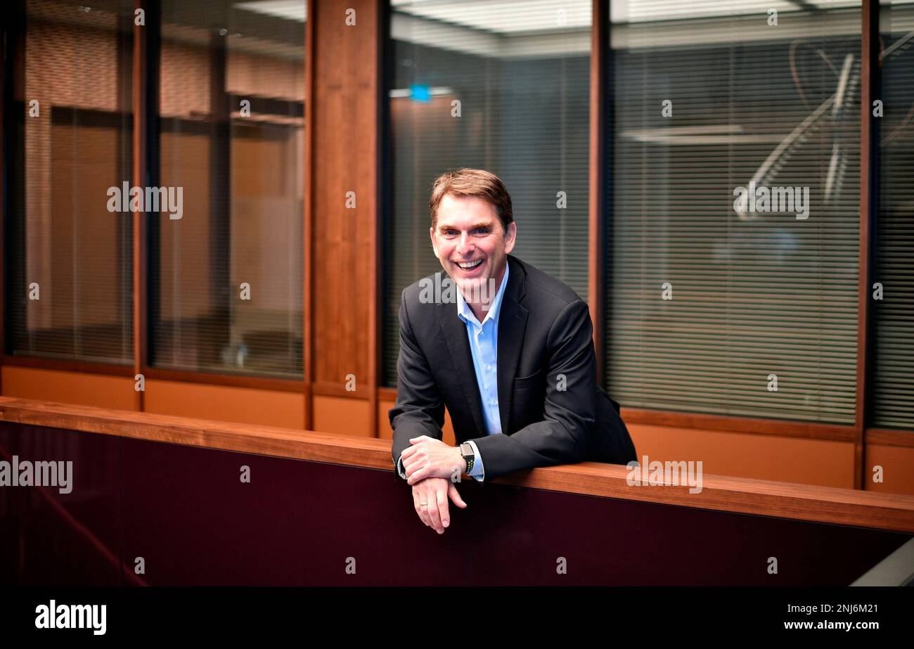 Tom Reichert, CEO of ERM (Environmental Resources Management), photographed on 26 July 2022. ERM is a multinational consultancy firm which focuses on sustainability. (Singapore Press via AP Images) Stockfoto