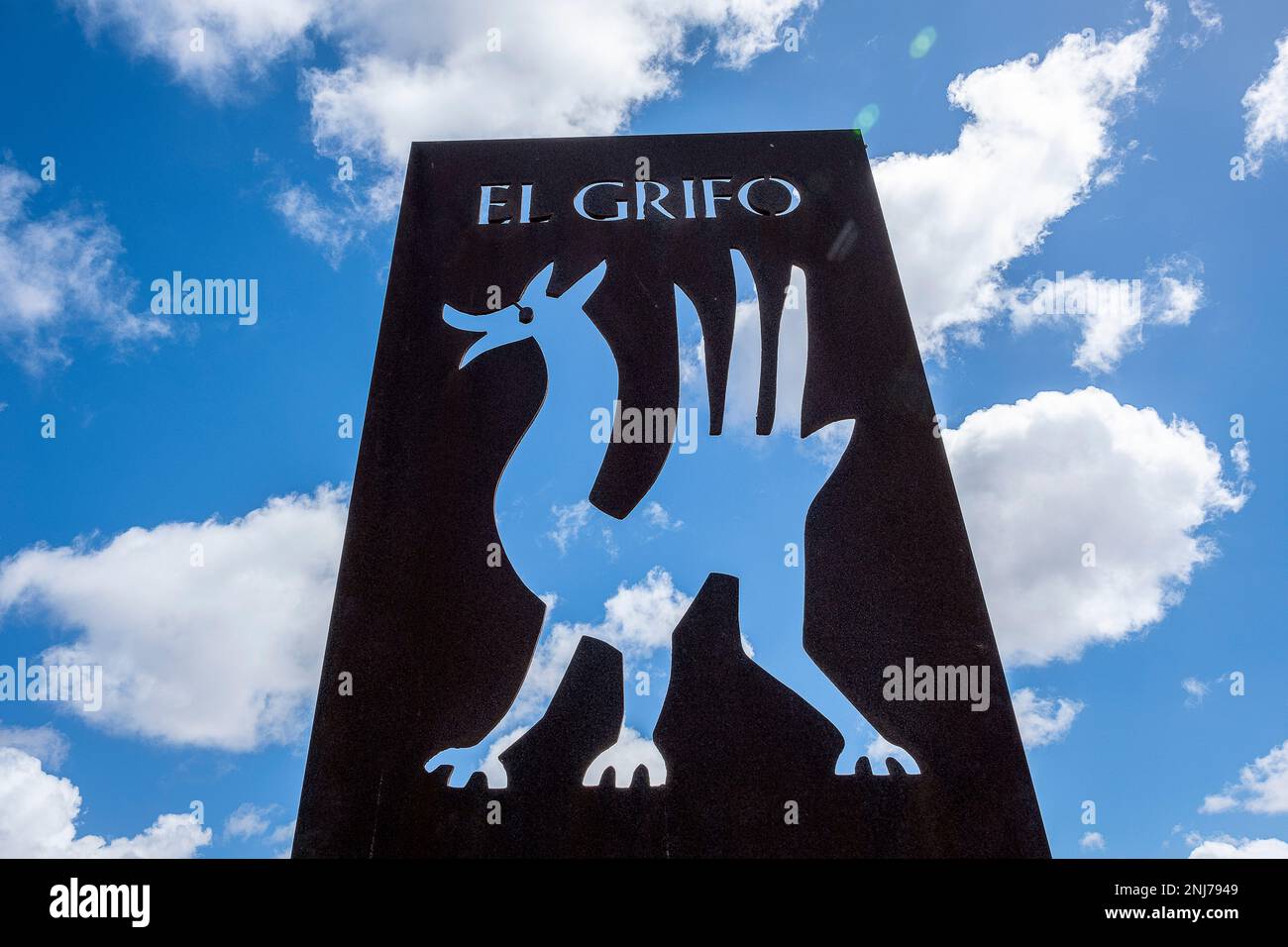 El Grifo Weinkeller, Lanzarote, Kanarische Inseln, Spanien, Europa Stockfoto