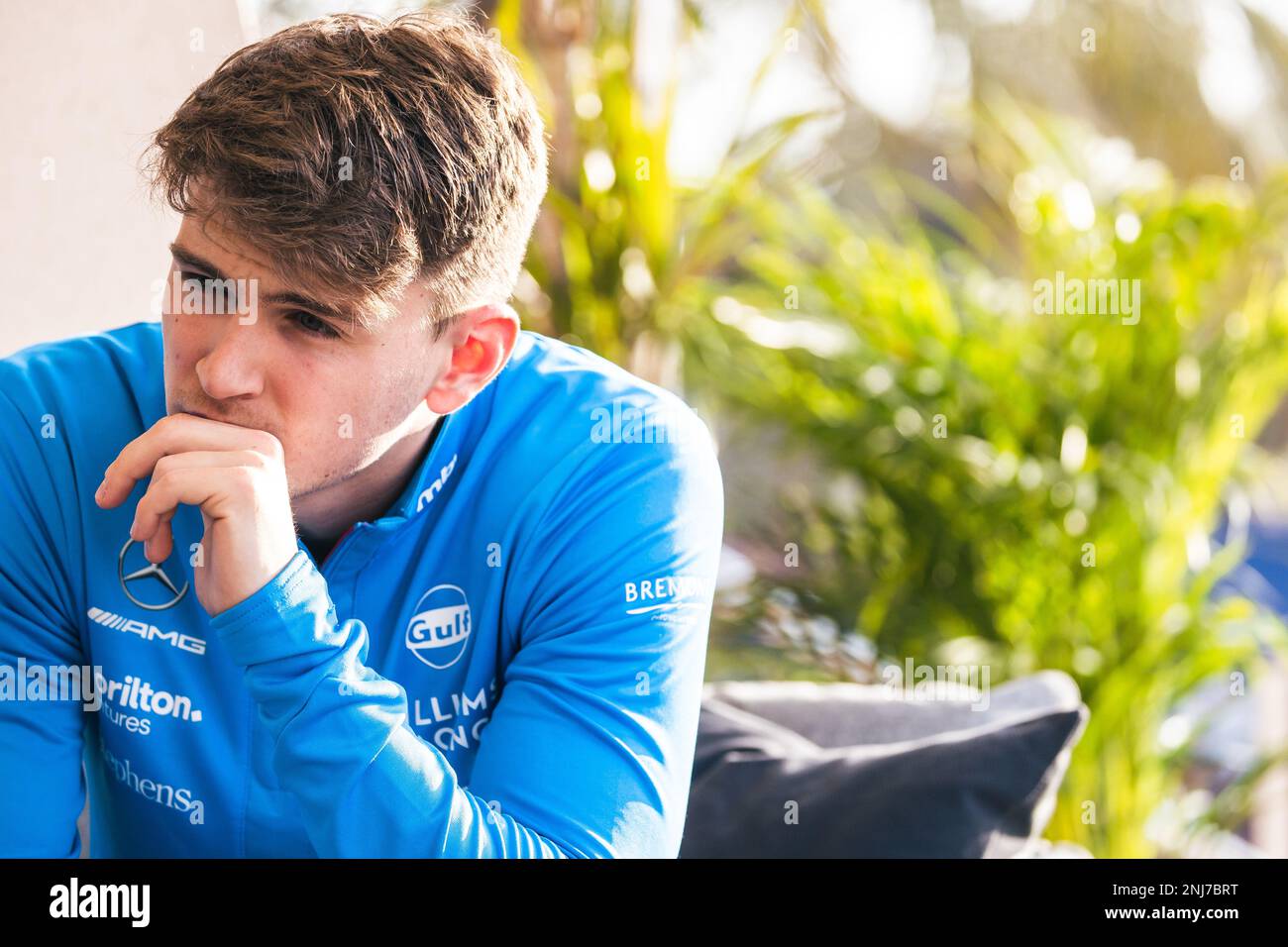 Logan SarSergeant (USA) Williams Racing. 22.02.2023. Formula 1 Testing, Sakhir, Bahrain, Preparations. Das Foto sollte wie folgt lauten: XPB/Press Association Images. Stockfoto