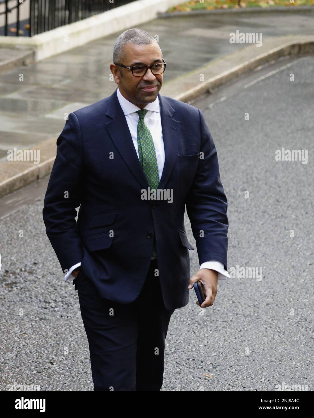 London, Downing Street, Großbritannien. 25. Oktober 2022. James klug konservative Abgeordnete, aktuelle Staatssekretärin für Auslands-, Commonwealth- und Entwicklungsangelegenheiten. Stockfoto